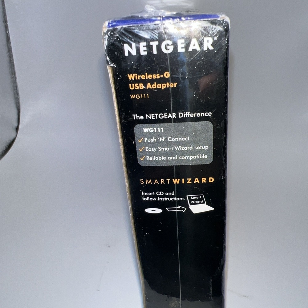 NEW NETGEAR‎ Wireless-G USB Adapter New In Box NIB - Picture 7 of 8